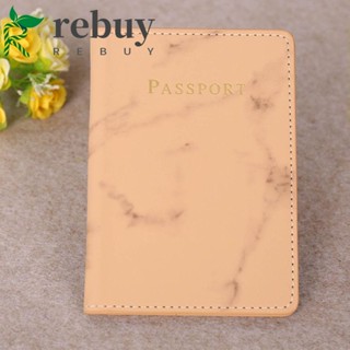 Rebuy เคสกระเป๋าสตางค์ หนัง PU แบบพกพา สําหรับใส่หนังสือเดินทาง บัตรประชาชน