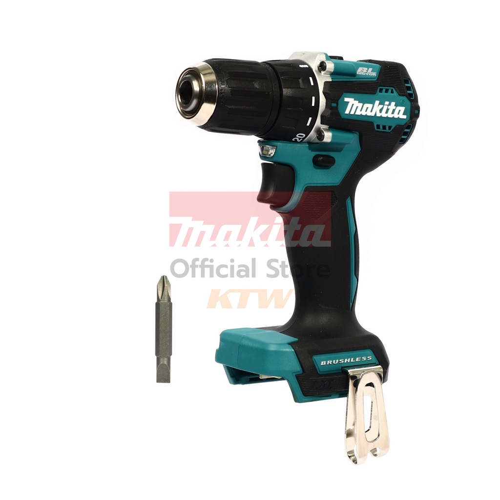 MAKITA สว่านไขควงไร้สาย 18 โวลต์ 1/2 นิ้ว รุ่น DDF487Z แรงบิดหมุน 40 นิวตันเมตร ไม่รวมแบตเตอรี่-แท่น