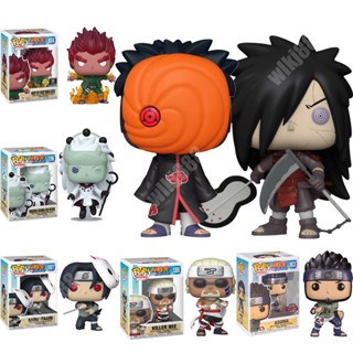 โมเดลฟิกเกอร์ Funko POP Naruto Uchiha Madara 978 Rikudō 1196 Sennin Tobi 1278 Ootutuki Hagoromo Anbu itachi Killer bee 1200 Six Paths Asuma Might Guy 824 สําหรับตกแต่งห้อง