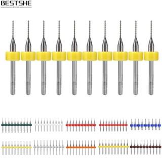 ดอกสว่านคาร์ไบด์ อลูมิเนียม สําหรับตัดแผงวงจร PCB 10 ชิ้น