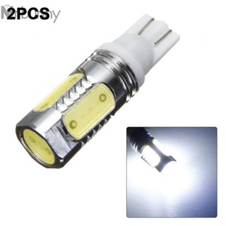 หลอดไฟเลี้ยว 12V ABS + หลอดไฟเลี้ยวอลูมิเนียม 194 LED COB สําหรับรถยนต์