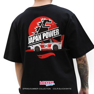 เสื้อยืดแขนสั้น พิมพ์ลายการ์ตูนรถยนต์ Attitude JDM แฟชั่นฤดูร้อน สําหรับผู้ชาย