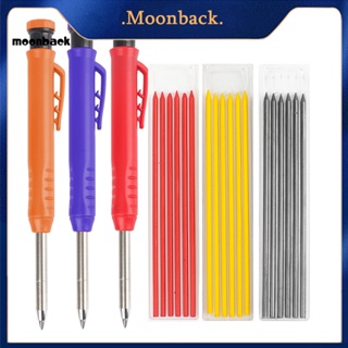 &lt;moonback&gt; ปากกากราไฟท์ พร้อมกบเหลาดินสอ สําหรับงานไม้ 1 ชุด