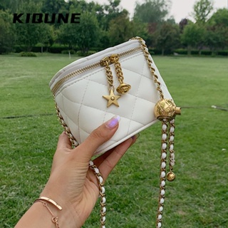 KIQUNE  กระเป๋าผู้หญิงสะพายข้าง กระเป๋าสะพาย ข้าง 2023 NEW   High quality Trendy สวย fashion L91TS7U 37Z230910