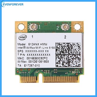 การ์ด WIFI EV 5100 512ANX Advanced-N Mini PCIe แบบเปลี่ยน สําหรับโน้ตบุ๊ก WIFI MiniPCI-E Half Size Mini PCI-E