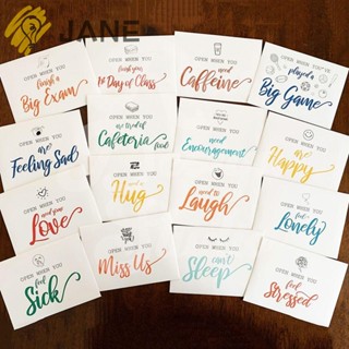 Jane ซองจดหมาย ทรงสี่เหลี่ยมผืนผ้า สีขาว สําหรับใส่ของขวัญนักเรียน