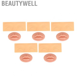 Beautywell 3D  Tattoo Practice Skin For Eyebrows Eyeliner Lips Soft Silicone