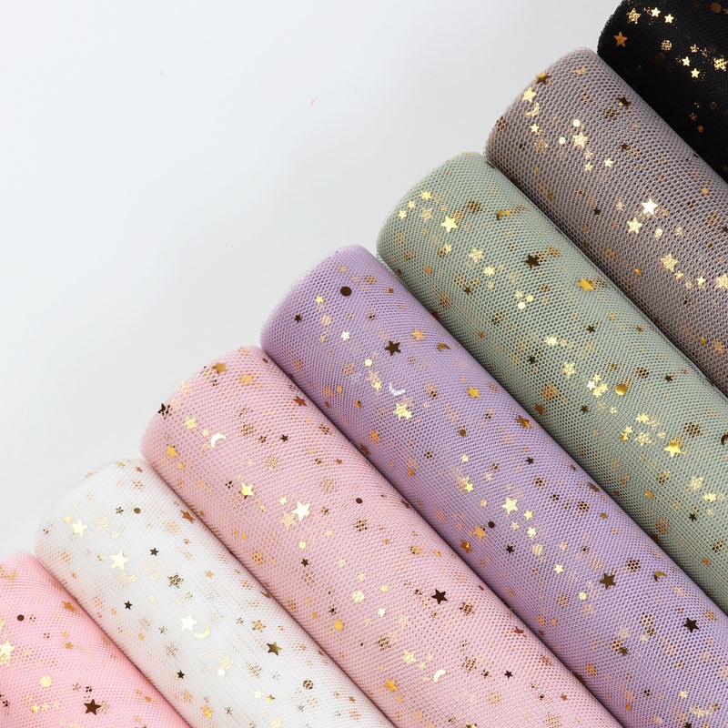 ช่อดอกอมยิ้ม ดาว และดวงจันทร์ กระดาษห่อช่อดอกไม้ DIY 70 * 50 ซม. - รูปที่ 4