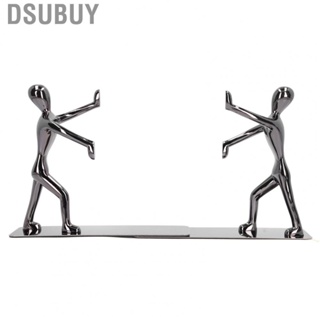 Dsubuy 2pcs Black  Holders Human Shape Modern Stylish Special Stainless For Home