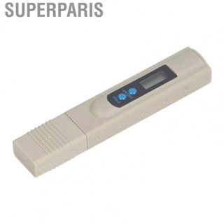 Superparis TDS Meter  Automatic Temperature Compensation 0~9990ppm Alloy Probe Water Tester  for Aquaculture