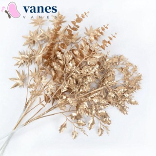 Vanes1 ดอกไม้ประดิษฐ์ สีทอง สําหรับตกแต่งคริสต์มาส