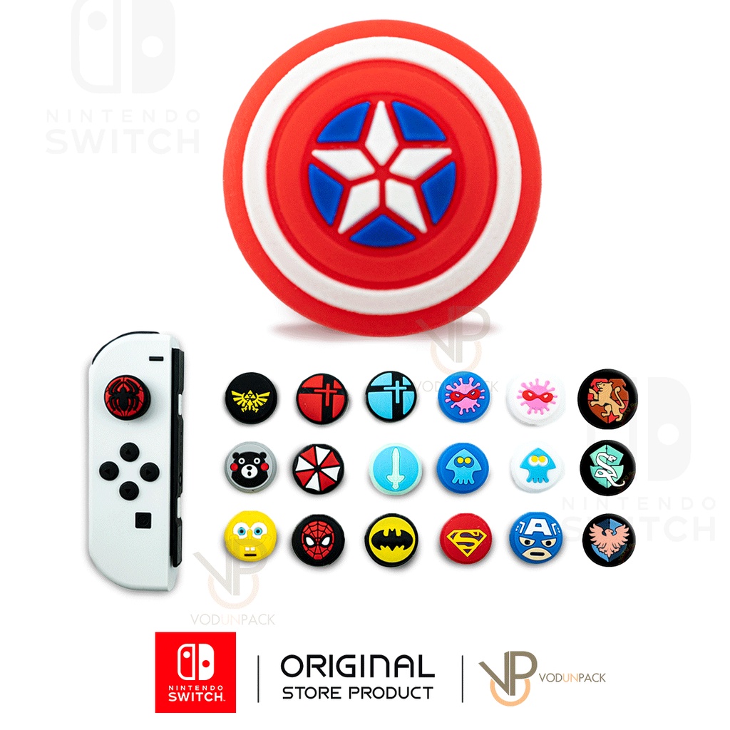 [Collection2] ปุ่มยาง / จุกยาง / ซิลิโคน Joy Con Nintendo Switch / Nintendo Switch Lite / ROG / Portal