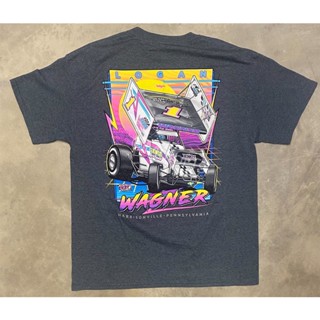 เสื้อยืด ขนาดใหญ่ พิมพ์ลาย Logan Wagner Zemco Racing Sprint สําหรับรถยนต์ 2021