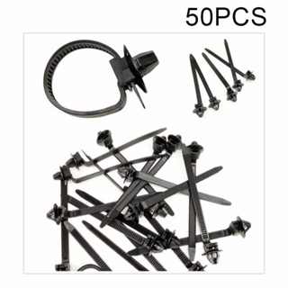 【S】Cars Nylon Tie Wrap Cable Fixed Fasteners Clips Fastening Strap Kit Fittings New