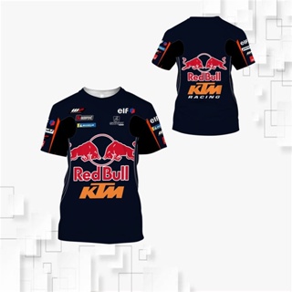 เสื้อยืดแขนสั้น คอกลม พิมพ์ลาย KTM 3 มิติ แบบแห้งเร็ว โอเวอร์ไซซ์ แฟชั่นฤดูร้อน สําหรับผู้ชาย