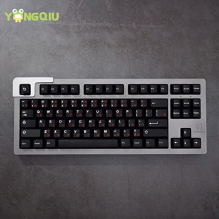 ปุ่มกดคีย์บอร์ด GMK Tripleshot YMK 124 คีย์ สีดํา สไตล์ญี่ปุ่น สําหรับคีย์บอร์ด MX Switch พร้อม 1.75 2U Shift