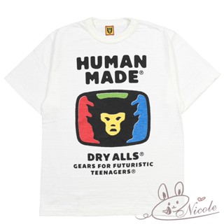 QGเสื้อยืดแขนสั้น พิมพ์ลาย Human Made By Nigo สําหรับผู้ชายS-5XL