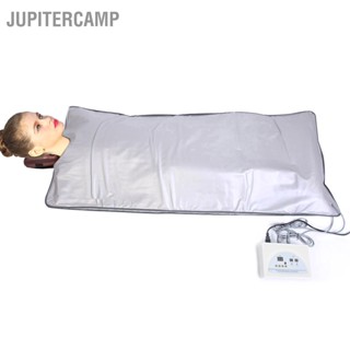 JUPITERCAMP 110V Far Infrared Sauna Heating Blanket Body Shape Slimming Fitness Machine US Plug