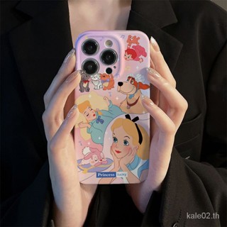 เคสโทรศัพท์มือถือแบบแข็ง กันกระแทก ลายการ์ตูนอลิซ สําหรับ iPhone 14pro 13promax 12 11 x xr xsmax