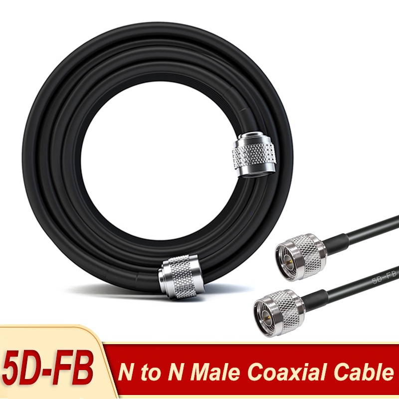 สายเคเบิ้ลสัญญาณโทรศัพท์มือถือ 50-5 N - Male Gsm 3 G Dcs 4 G 2 G 5D-FB