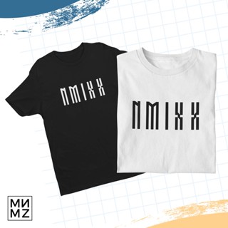 MNMZTEE NMIXX เสื้อยืดคอตตอน unisex g|&gt;