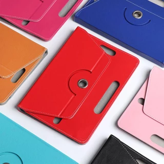 MYRONGOODS เคสกันกระแทก ทำจากหนัง PU หมุนได้ 360 องศา สำหรับแท็บเล็ต ขนาด 7 8 9 10.1 นิ้ว หลายสีให้เลือก ลดอุณหภูมิป้องกันการลื่นไถลกันน้ำและป้องกันรอยขีดข่วน