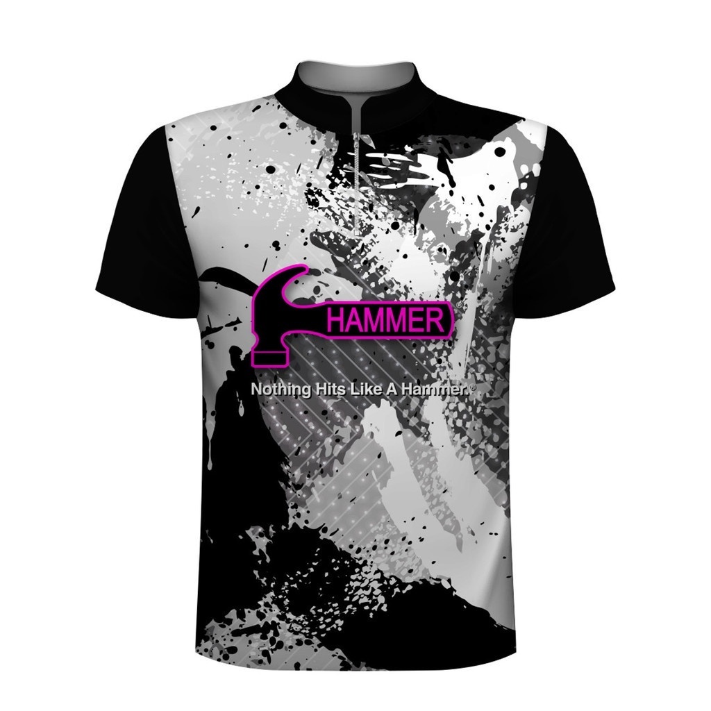 เสื้อแข่ง Hammer Chaos Orange Bowling POLO