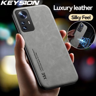 Keysion เคสโทรศัพท์มือถือหนัง ซิลิโคน กันกระแทก หรูหรา สําหรับ Xiaomi 12 Pro 5G 12 Lite 12X 12S Ultra Redmi K50 Ultra