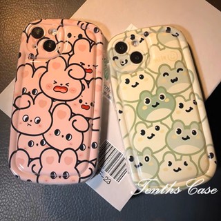 เคสโทรศัพท์มือถือ ลายกบ กระต่าย สําหรับ Realme 11 C53 10 C55 C35 C33 C31 C30 C25Y C21Y C25 C25s C20 C17 C15 C12 C11 7 9i 5 5s 5i 6i Narzo 50A Prime 50i