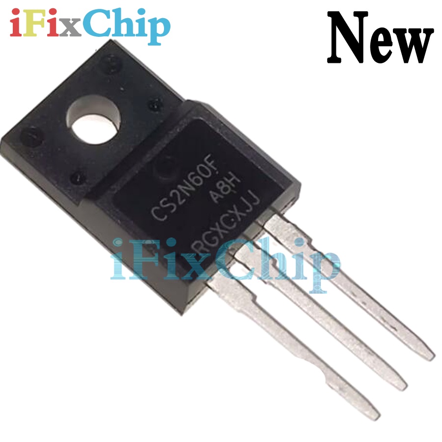 10 ชิ้น CS2N60F TO-220F CS2N60FA9H 2N60 2A 600V ยี่ห้อใหม่