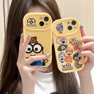 เคสโทรศัพท์มือถือ แบบนิ่ม ลายการ์ตูนมินเนี่ยน กันกระแทก สําหรับ iPhone 14 14PRO max 13 12PRO max 13pro max 11