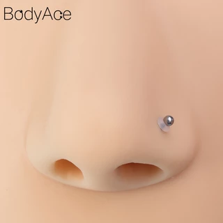 Bodyace แผ่นซิลิโคนเจาะร่างกาย ยืดหยุ่น ป้องกัน Hyperplasia สําหรับยึดลิ้น ต่างหู กระดูกอ่อน 10-200 ชิ้น