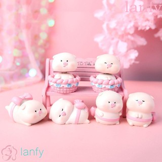 Lanfy ตุ๊กตาเขย่า น่ารัก อุปกรณ์ตกแต่งภายในรถยนต์ ตุ๊กตาแต่งรถ แต่งโต๊ะ ตกแต่งภายในรถ