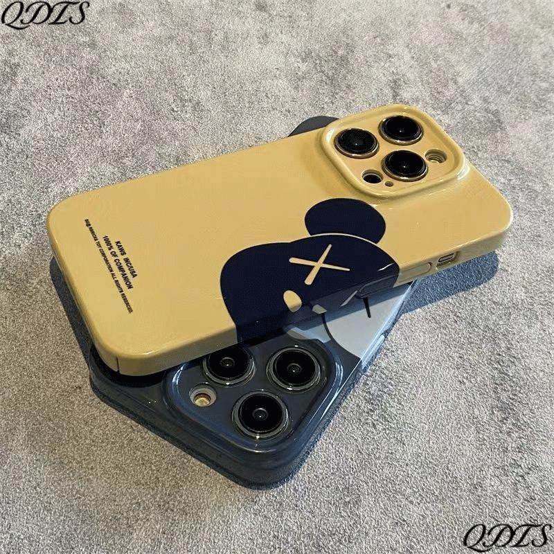 เคสโทรศัพท์มือถือแบบแข็ง กันกระแทก ลายหมี Violent แวววาว สําหรับ Apple 711 8p 12 13 max 14pro 8DVC