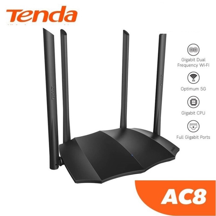 Tenda AC8 AC1200M เราเตอร์ Wi-Fi IPV6