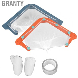 Granty Corner Sink Strainer   Flexible Protects Drains Multipurpose Tri Holder Filter 2 Set Simple Operation Space Efficient  for Kitchen Waste Leftover