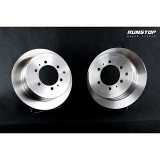 RUNSTOP รันสตอป brake disc จานเบรคหน้า แบบเรียบ ขนาดเดิม 311 TOYOTA LANDCRUISER FZJ 80 เบรก