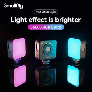 Smallrig โคมไฟฟลัดไลท์ LED 108 ดวง P108 RGB ขนาดพกพา ติดทนนาน 130 นาที 4055