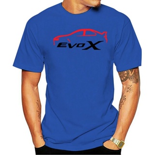 ใหม่ เสื้อยืดลําลอง ผ้าฝ้าย 100% แขนสั้น พิมพ์ลาย EVOLUTION X EVO RACER LANCER แฟชั่นฤดูร้อน สําหรับผู้ชาย 2022