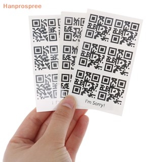 Hanprospree&gt; สติกเกอร์รอยสักชั่วคราว กันน้ํา ลาย Love QR Code