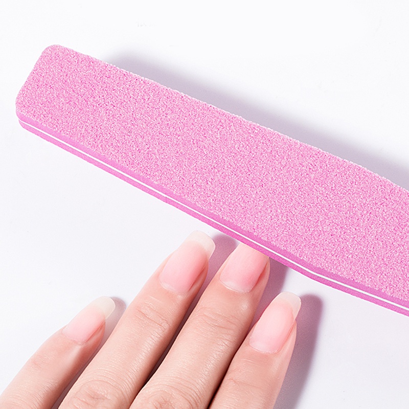 ตะไบเล็บ, บล็อกขัด ไฟล์เล็บเจล กระดาษทรายขัดเล็บ บล็อกขัดเล็บ แถบขัดเล็บสองด้าน อุปกรณ์ทำเล็บเท้าขัดเล็บไฟล์ - รูปที่ 5
