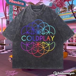 เสื้อยืด ขนาดใหญ่ พิมพ์ลายโลโก้ Wimtwentysix coldplay สําหรับผู้ชาย | เสื้อยืด สไตล์วินเทจ