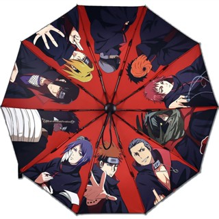 ร่มอัตโนมัติ ลายการ์ตูนนารูโตะ Akatsuki Uchiha Sasuke Uchiha Obito Uzumaki