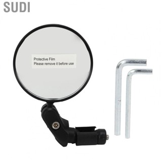 Sudi Bike Mirror Handle Rearview Mirror Wide View 360° Rotation 68mm For Cycling