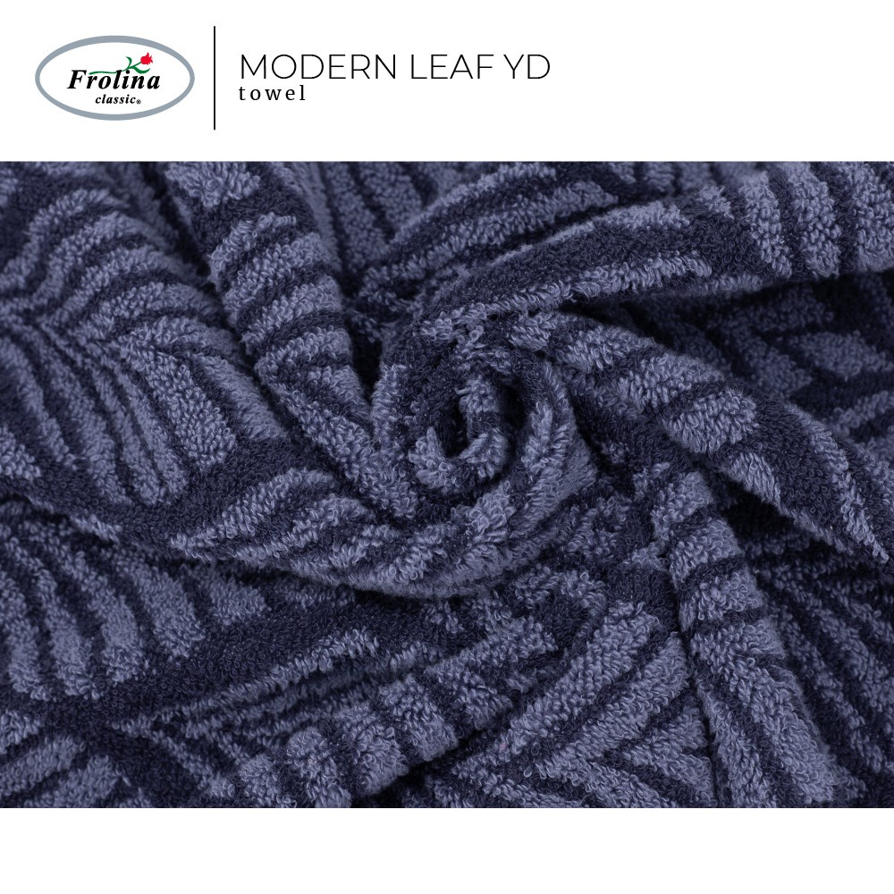 ผ้าเช็ดตัวและชุดคลุมอาบน้ำ Frolina Classic Modern Leaf YD ฺBath Mat ผ้าเช็ดเท้า ขนาด 28x17 นิ้ว