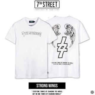 พร้อมส่ง ผ้าฝ้ายบริสุทธิ์ 7th Street เสื้อยืด รุ่น STR001 T-shirt