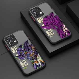 เคสโทรศัพท์มือถือ เนื้อแมตต์ ลายการ์ตูนญี่ปุ่น Neon Genesis Evangelion S ENPAI สําหรับ OPPO RENO 8T Z 8Z 8Pro 8 7Z 7 Lite 6Z 6 5 4SE 4 3 Pro 4G 5G Find X5 F21 F19 A95 Pro