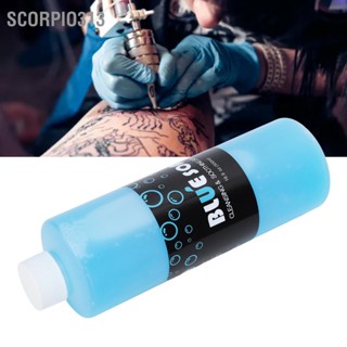 Scorpio313 สบู่ทําความสะอาดรอยสัก สีฟ้า ขนาด 500 มล.