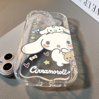 เคสโทรศัพท์มือถือ แบบนิ่ม ลายการ์ตูนสุนัข Cinnamon สําหรับ Apple Iphone 14pro x xs max XR 13 12 11 7 8p