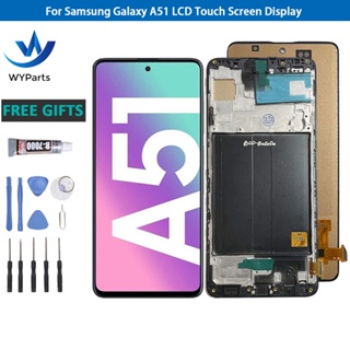 อะไหล่หน้าจอสัมผัสดิจิทัล Lcd แบบเปลี่ยน สําหรับ Samsung Galaxy A51 A515 A515F